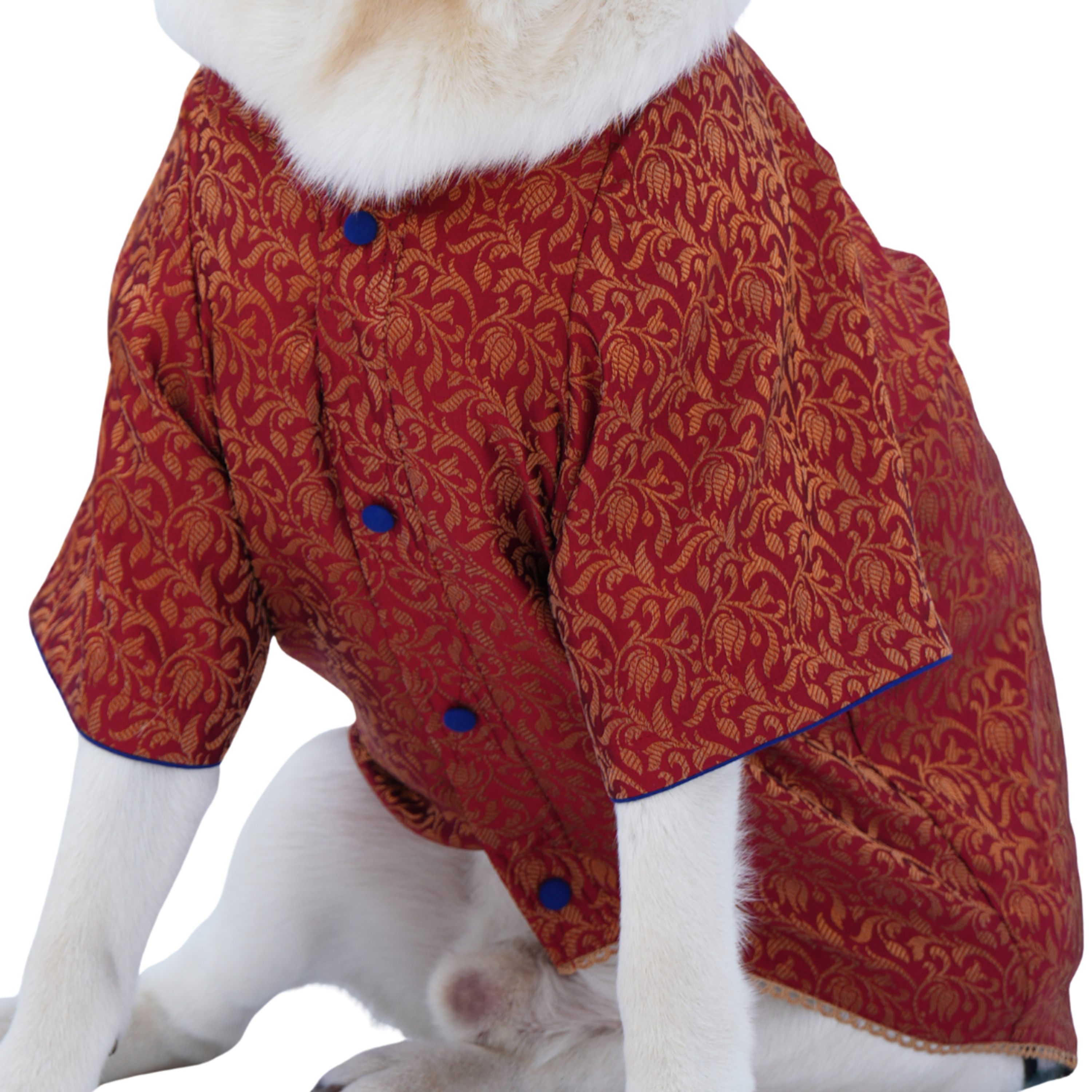 Shadi Red Brocade Sherwani