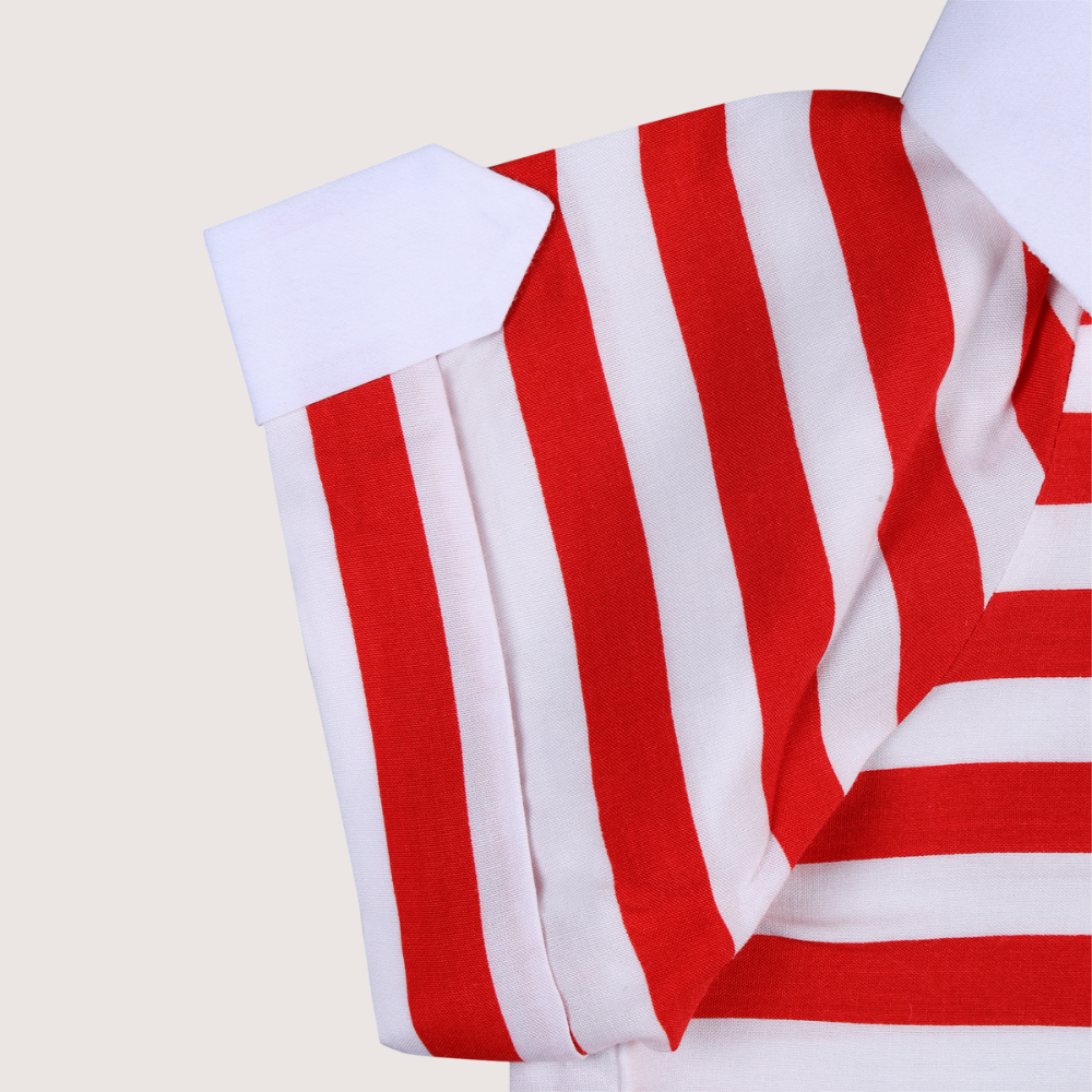 Sailor Dog Shirt-Red