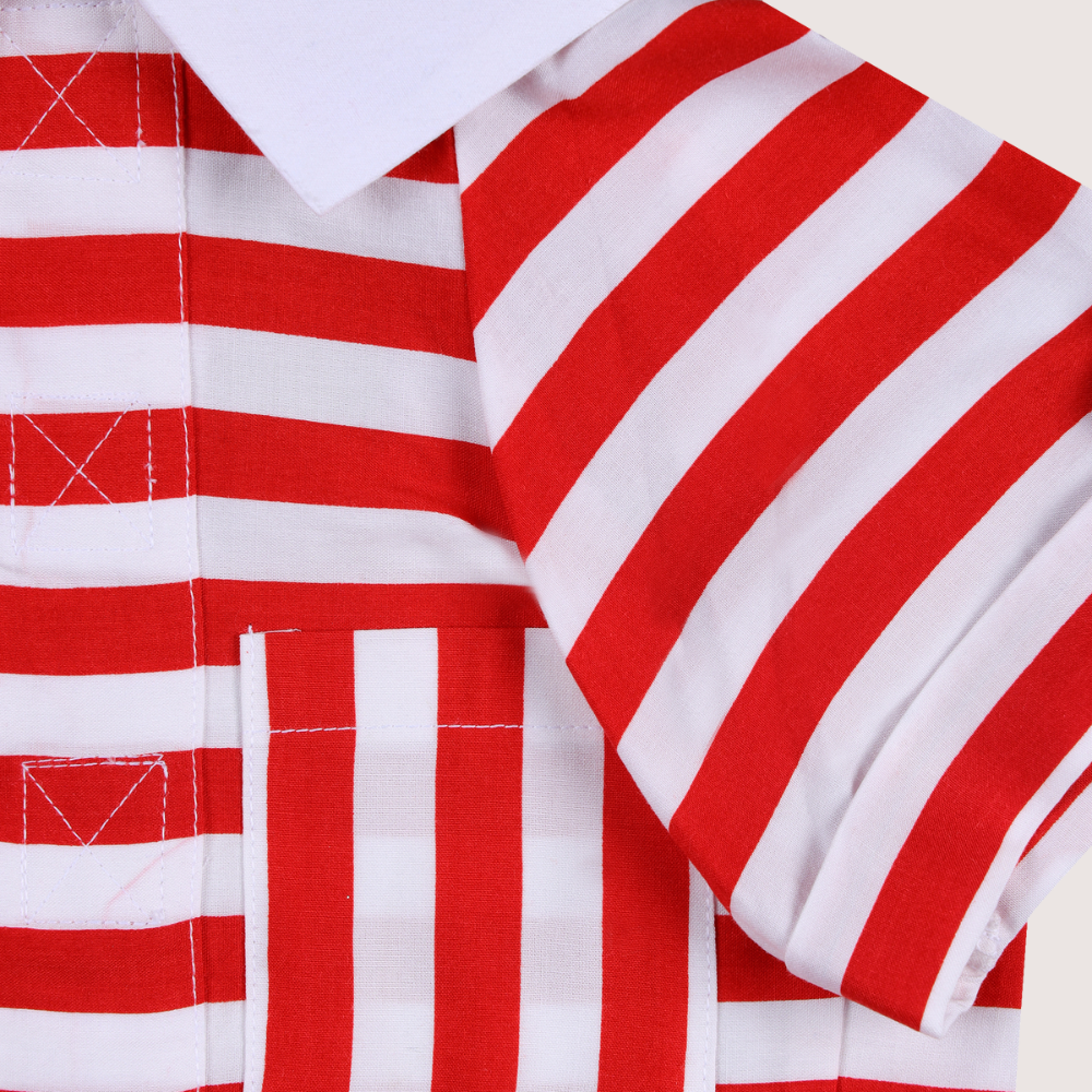 Sailor Dog Shirt-Red