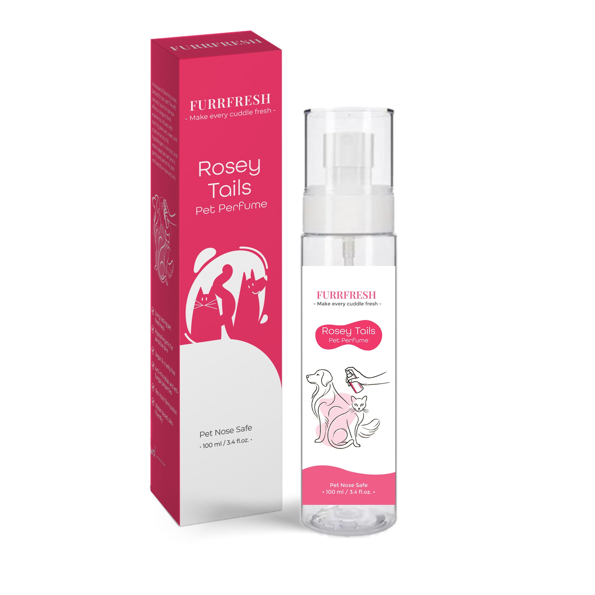 Rosey Tails & Tropical Snuggles Perfume for Dogs & Cats