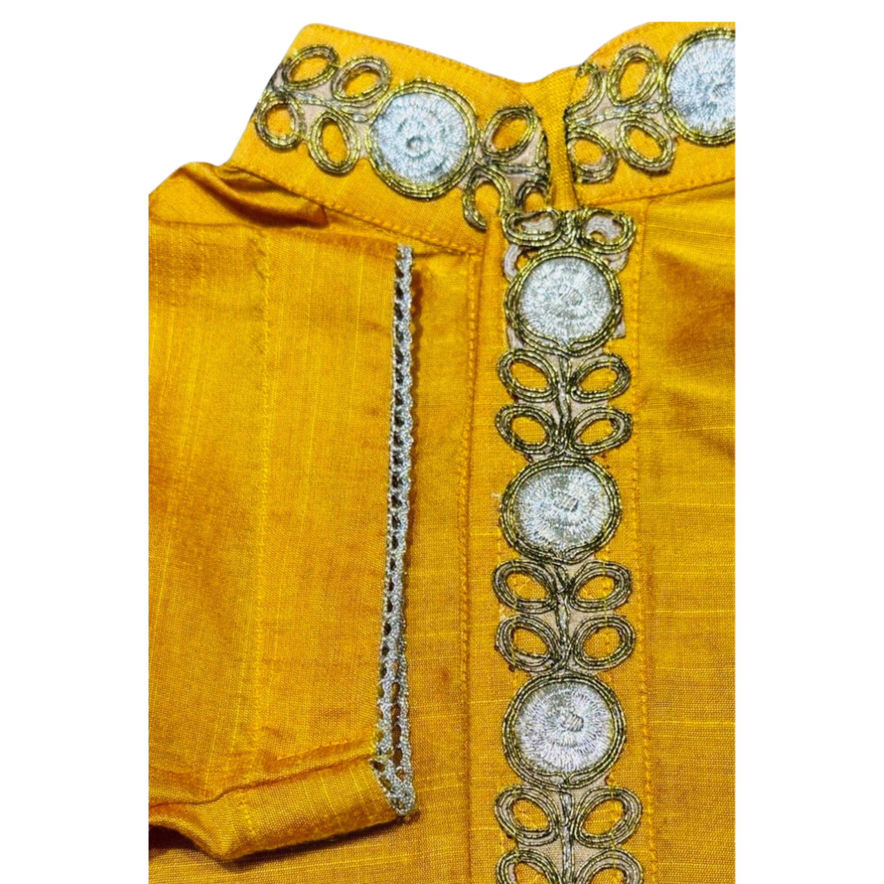 Kurta aus Baumwolle und Seide
