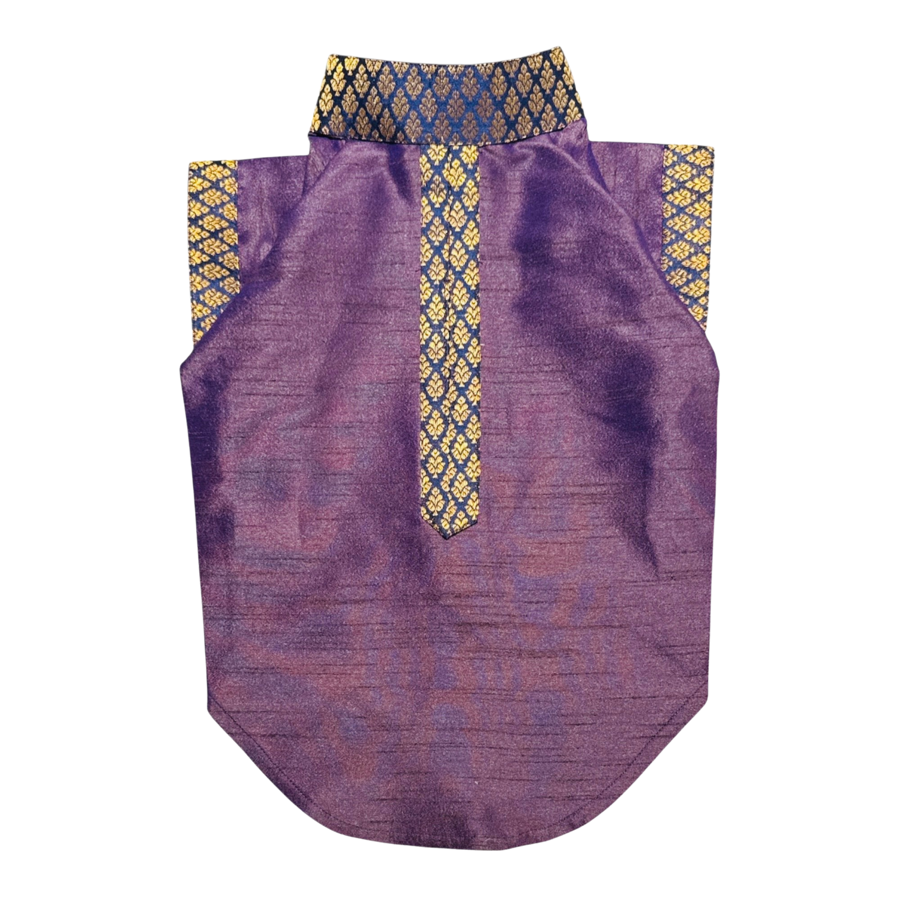 Deep Purple Dupon Silk Kurta