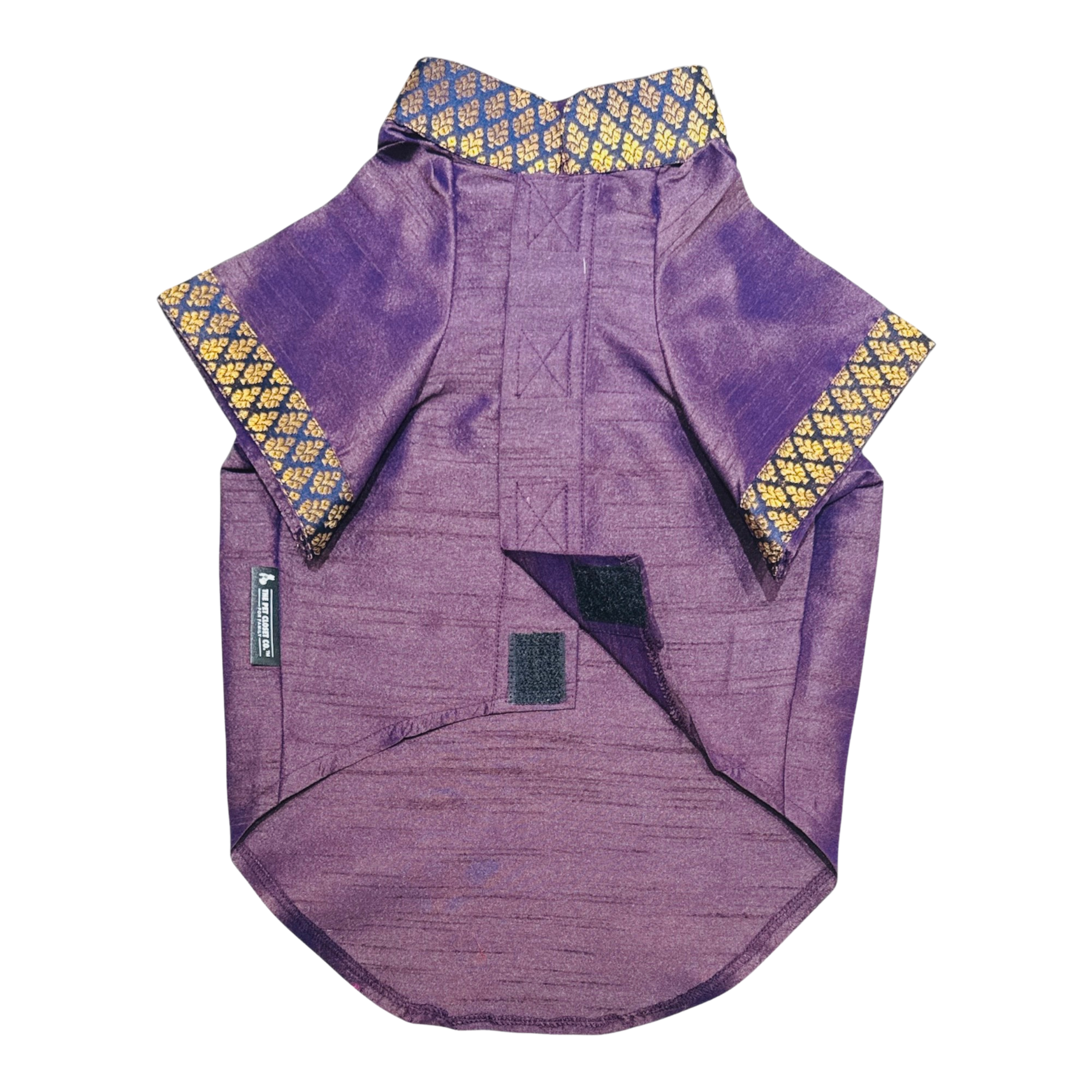 Deep Purple Dupon Silk Kurta