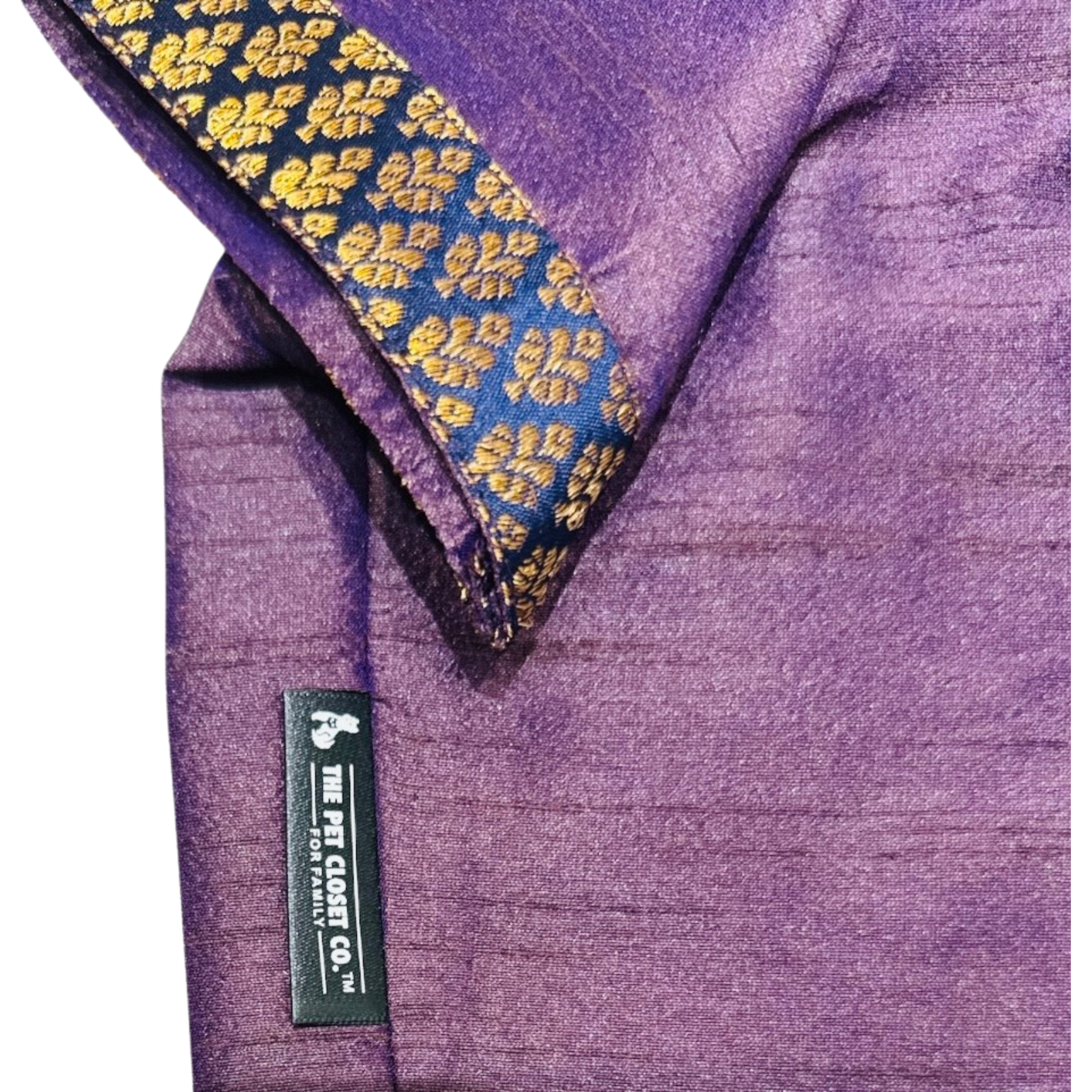 Deep Purple Dupon Silk Kurta