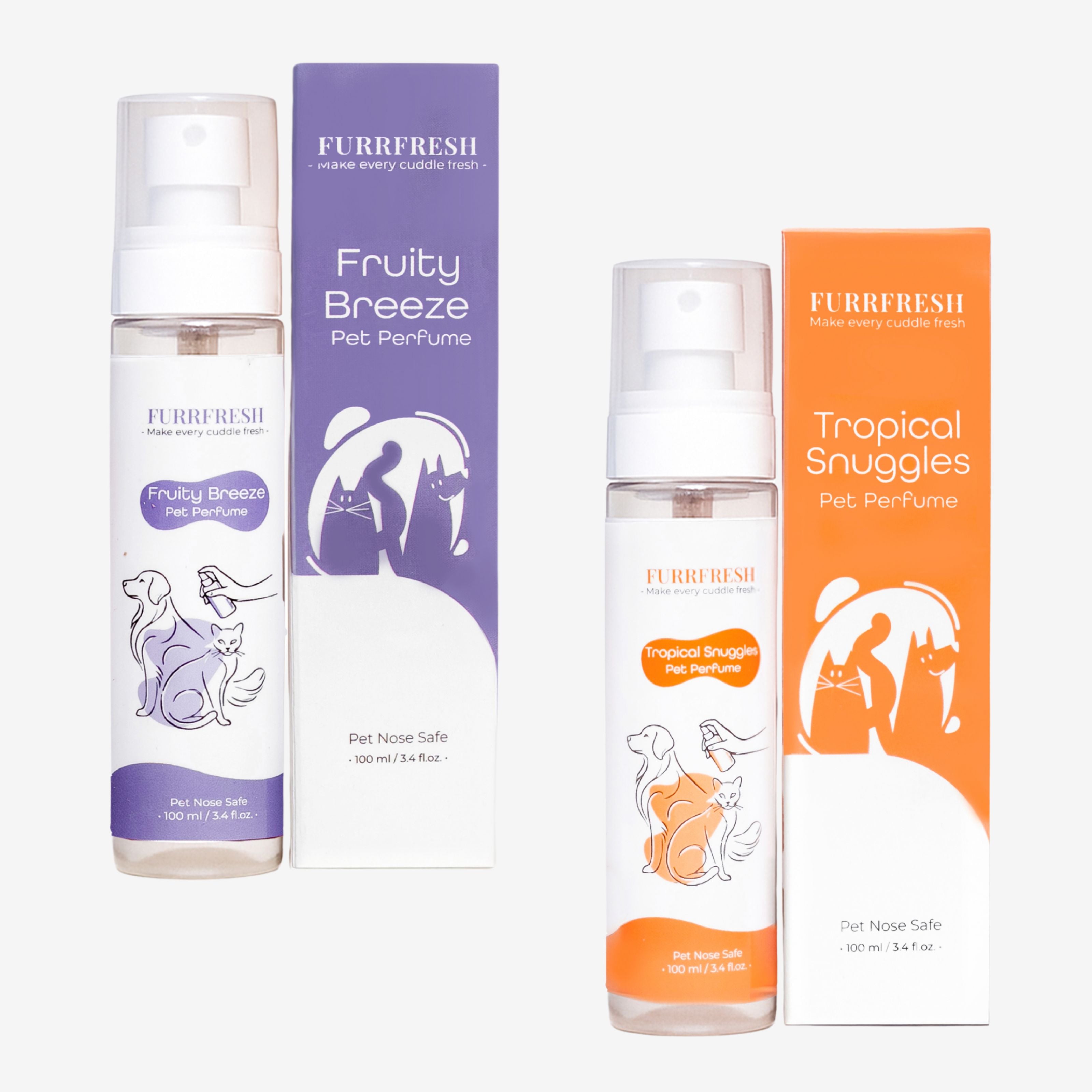 Fruity Breeze & Rosey Tails Perfume for Dogs & Cats