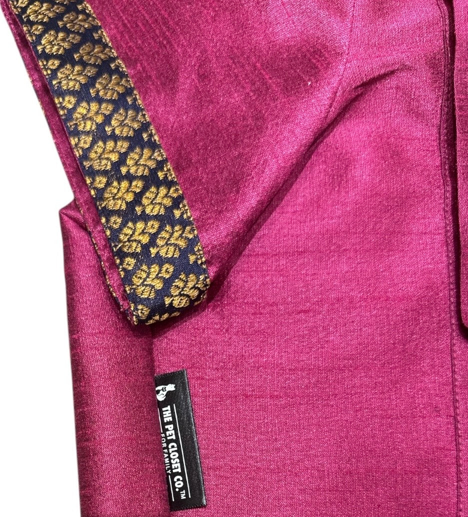 Deep Pink Dupon Silk Kurta