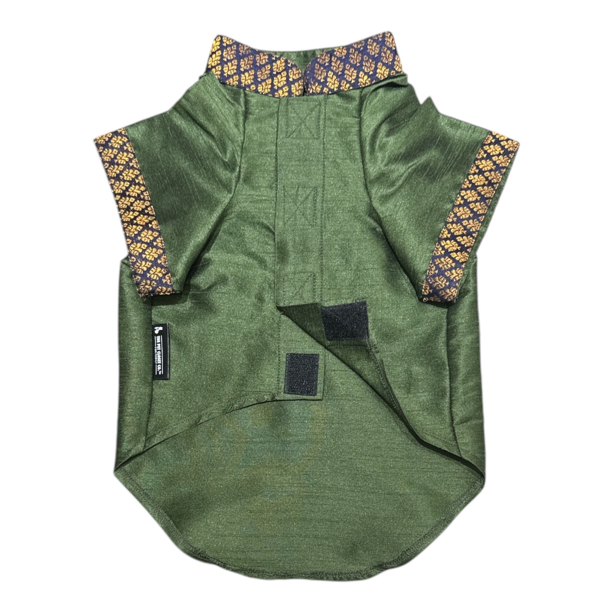Deep Green Dupon Silk Kurta