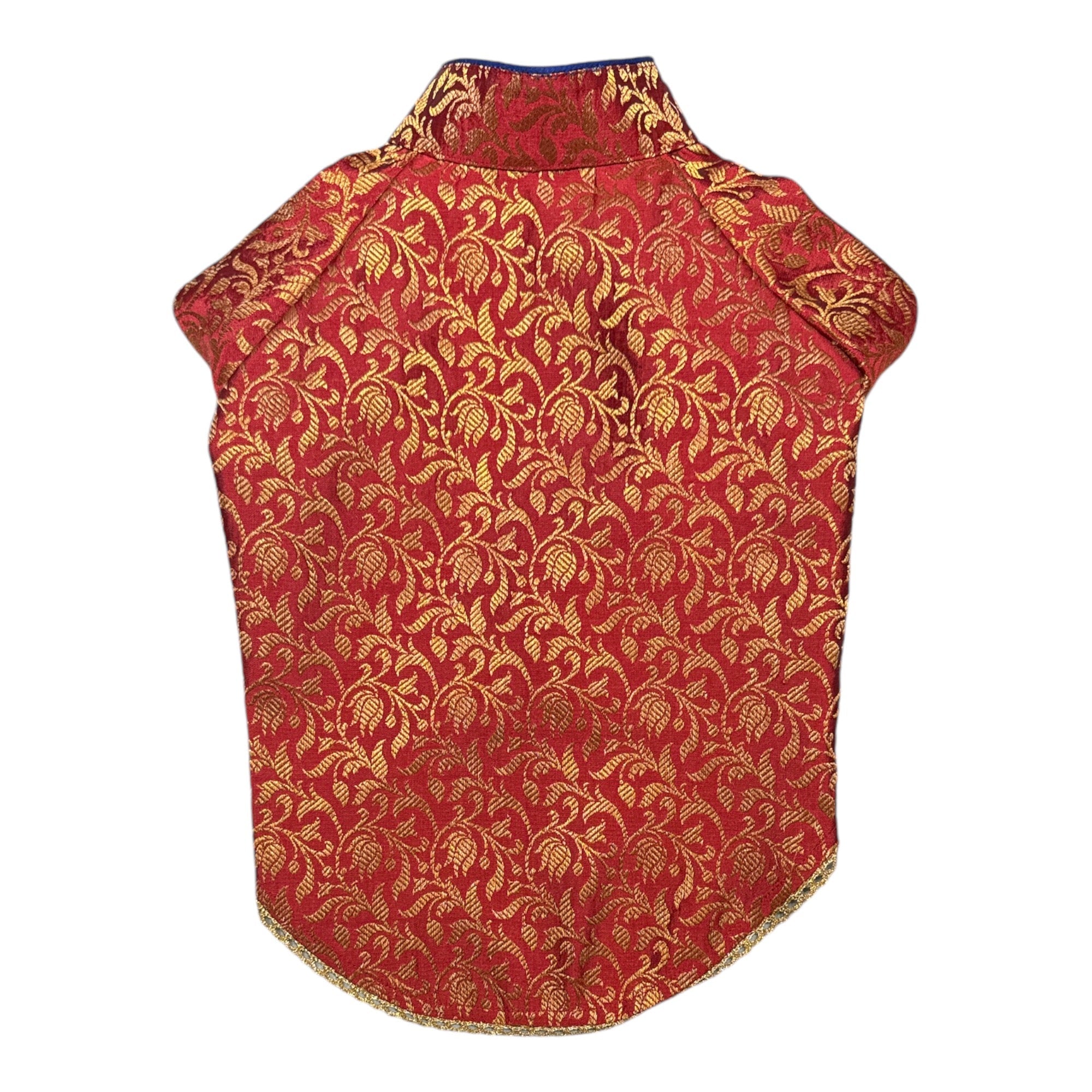 Shadi Red Brocade Sherwani