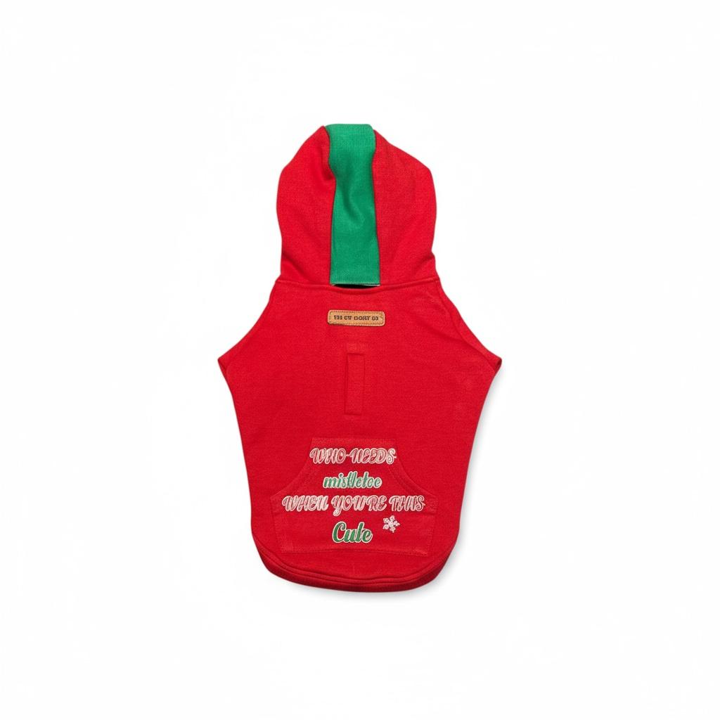 Cutie Me Hoodie- Red