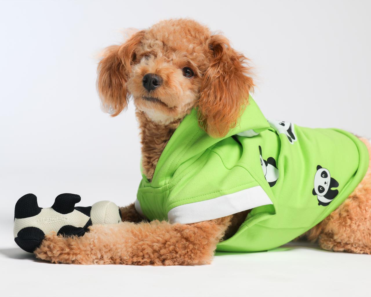 Naughty Panda- Lime Hoodie