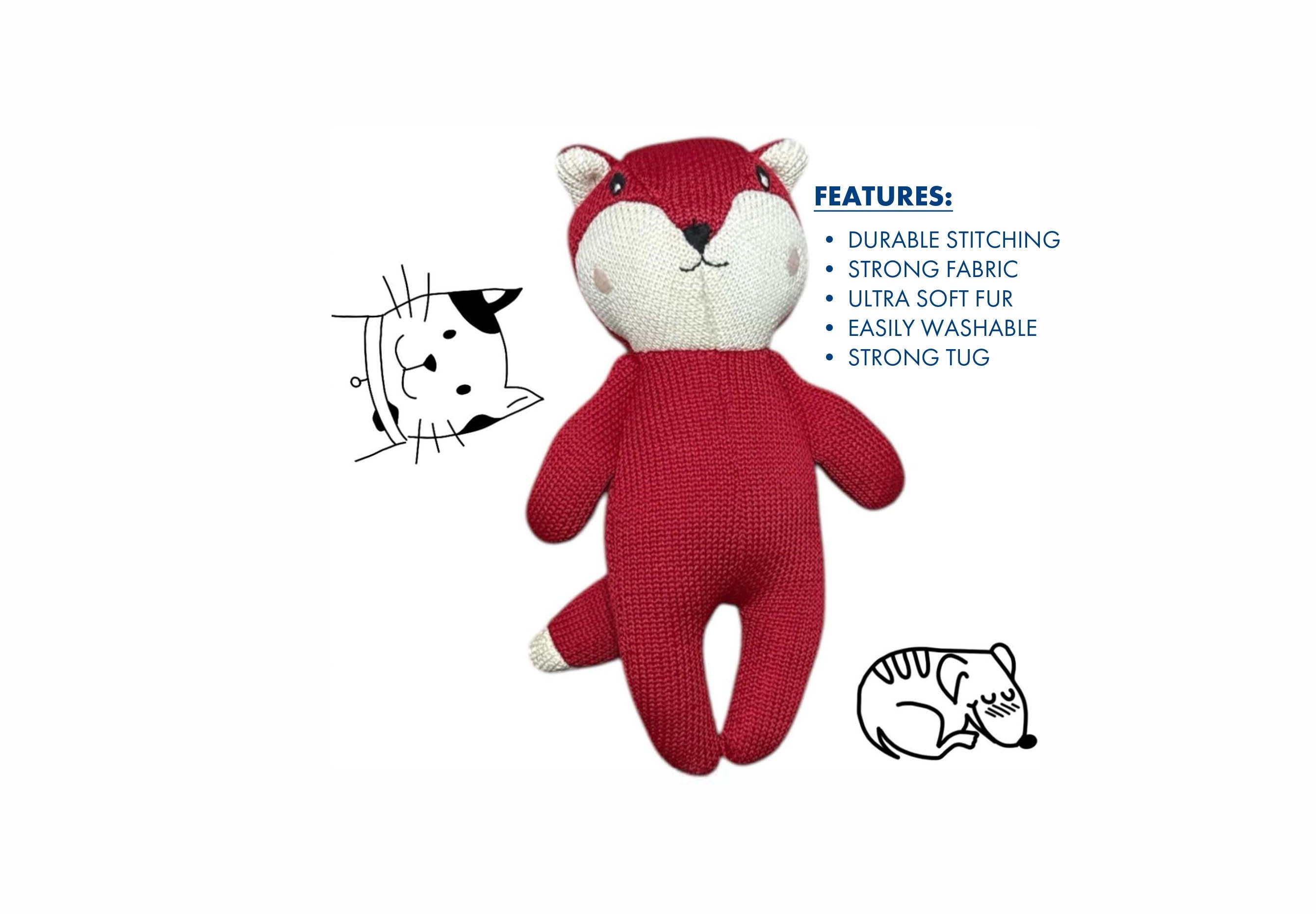 PawFox- Crochet Pet Toy