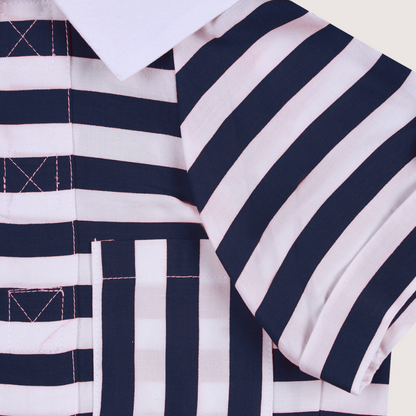 Sailor Dog  Shirt- Navy