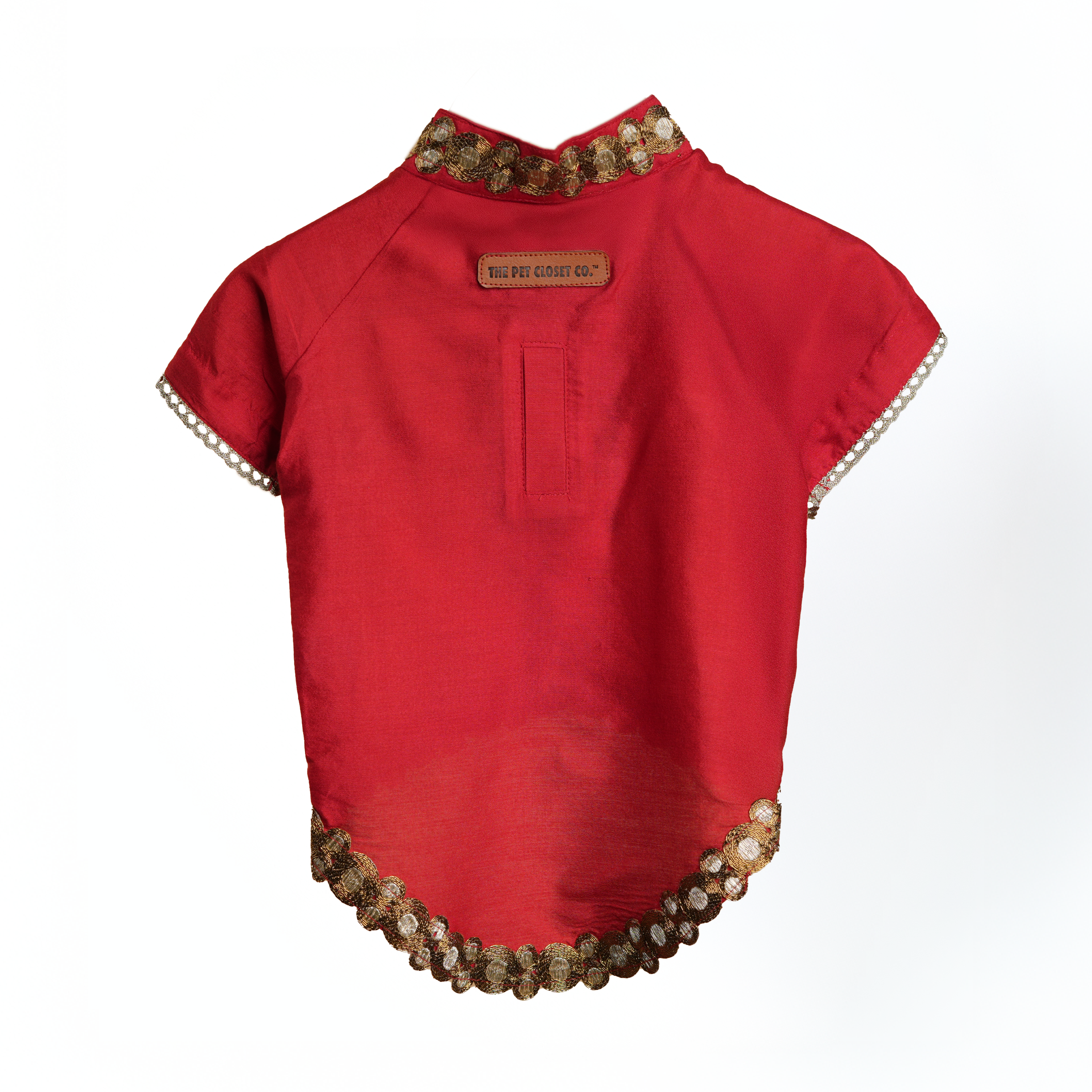 Cotton Silk Kurta- Wedding Red