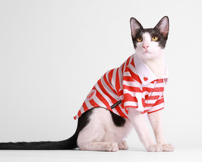 Sailor Dog  Shirt-Red