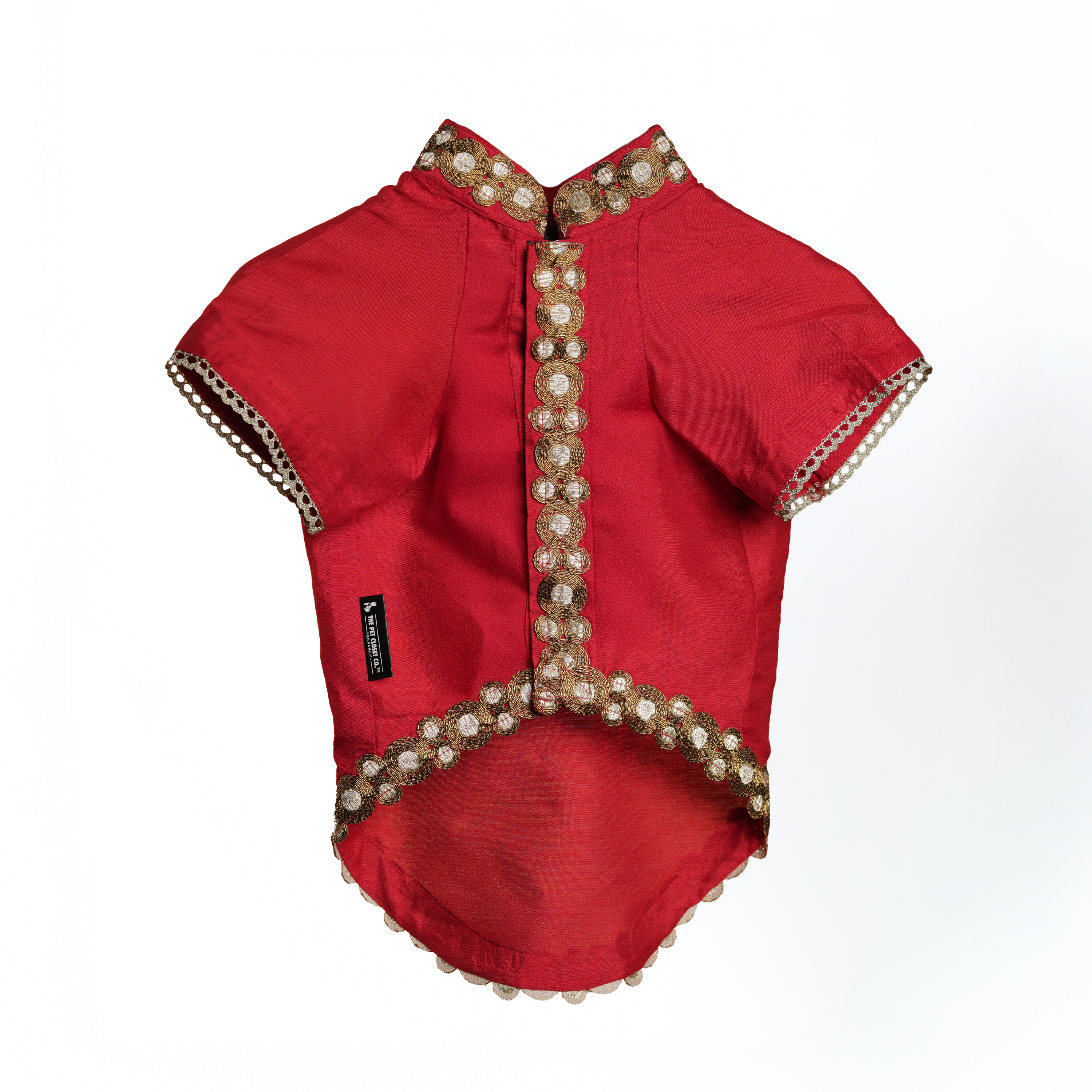 Cotton Silk Kurta- Wedding Red