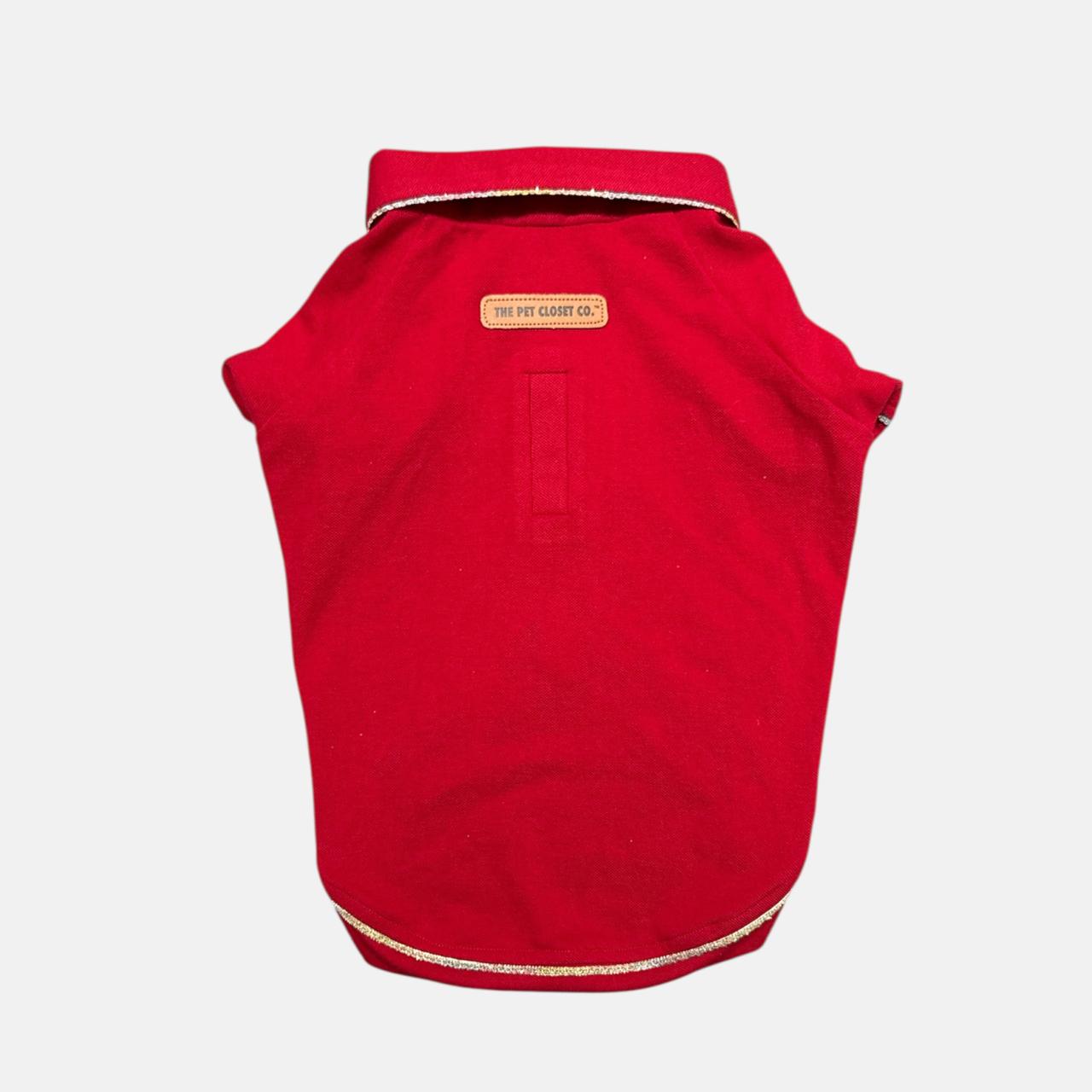 INDIE POLO- Tomato RED