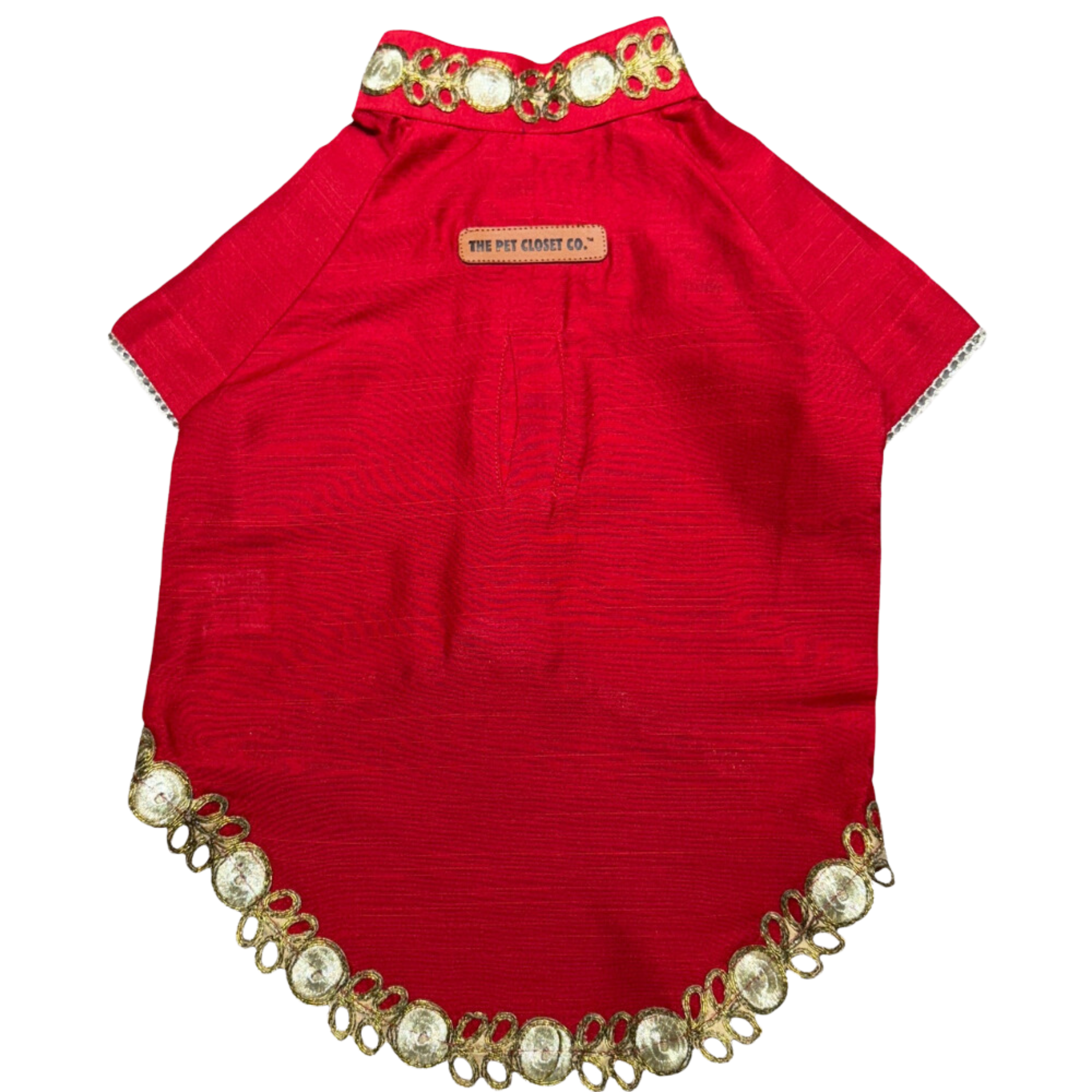 Cotton Silk Kurta- Wedding Red
