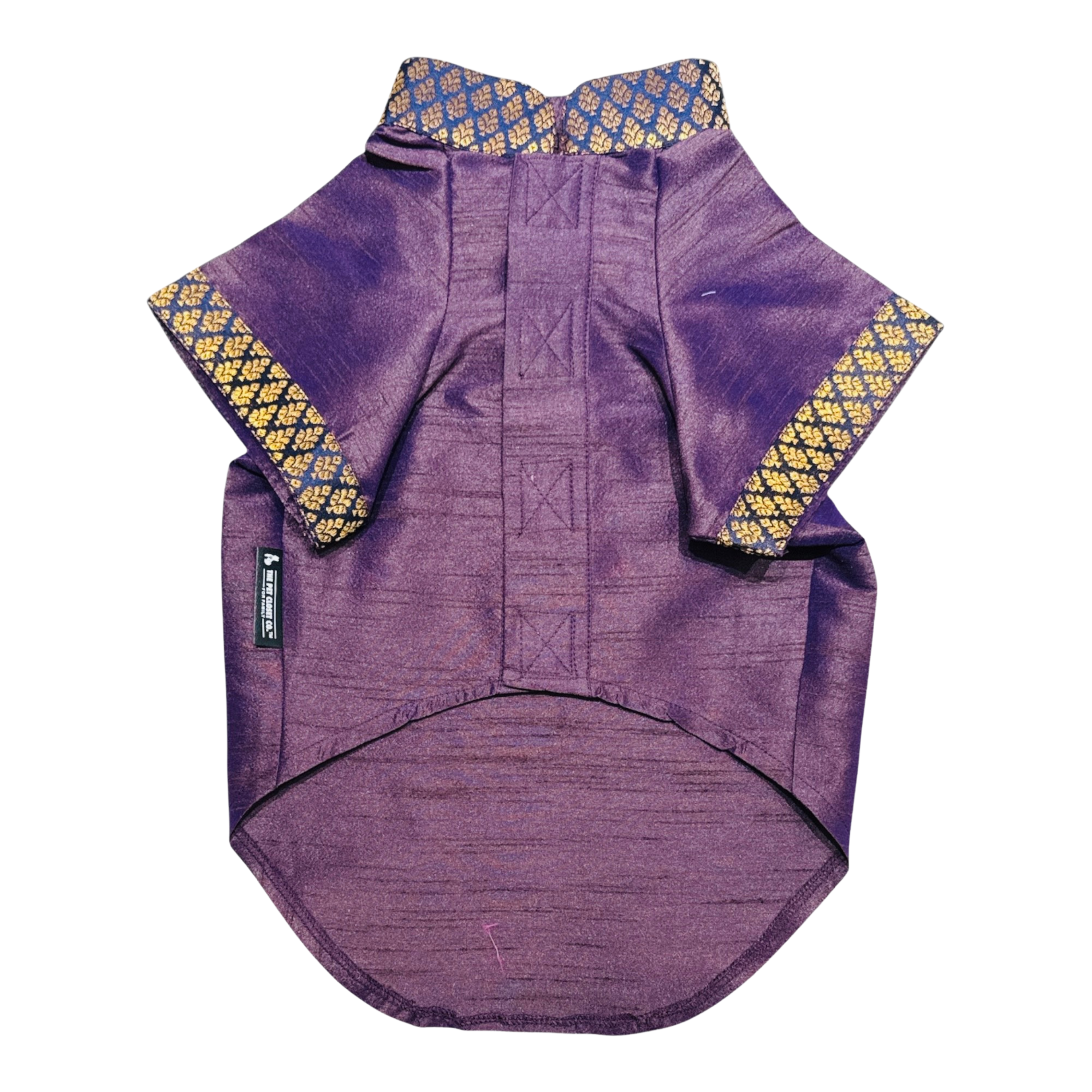 Deep Purple Dupon Silk Kurta