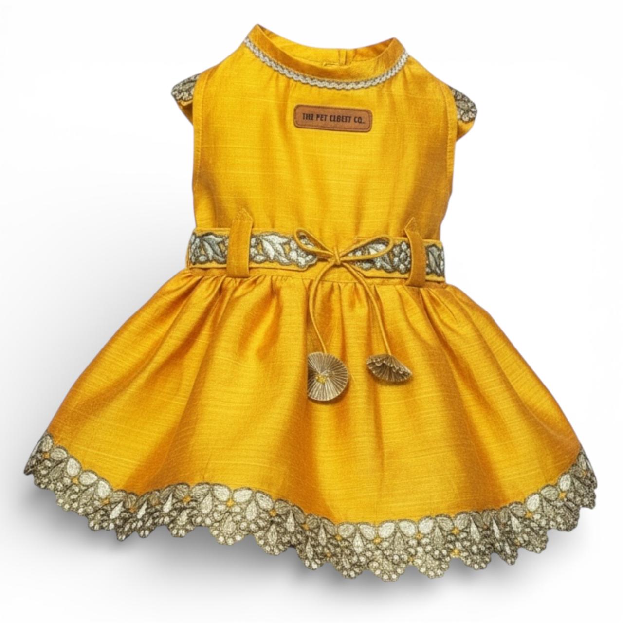 My Doll's Frock- Golden Yellow
