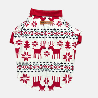 Reindeer Love- Flannel Shirt