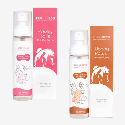 Rosey Tails & Woody Paws Perfume for Dogs & Cats