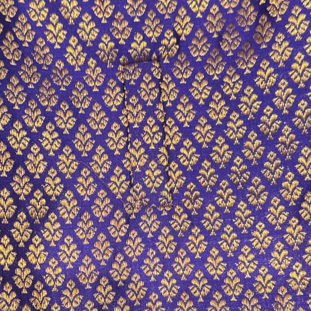 Snoopy Frock in Brocade- Purple Amethyst