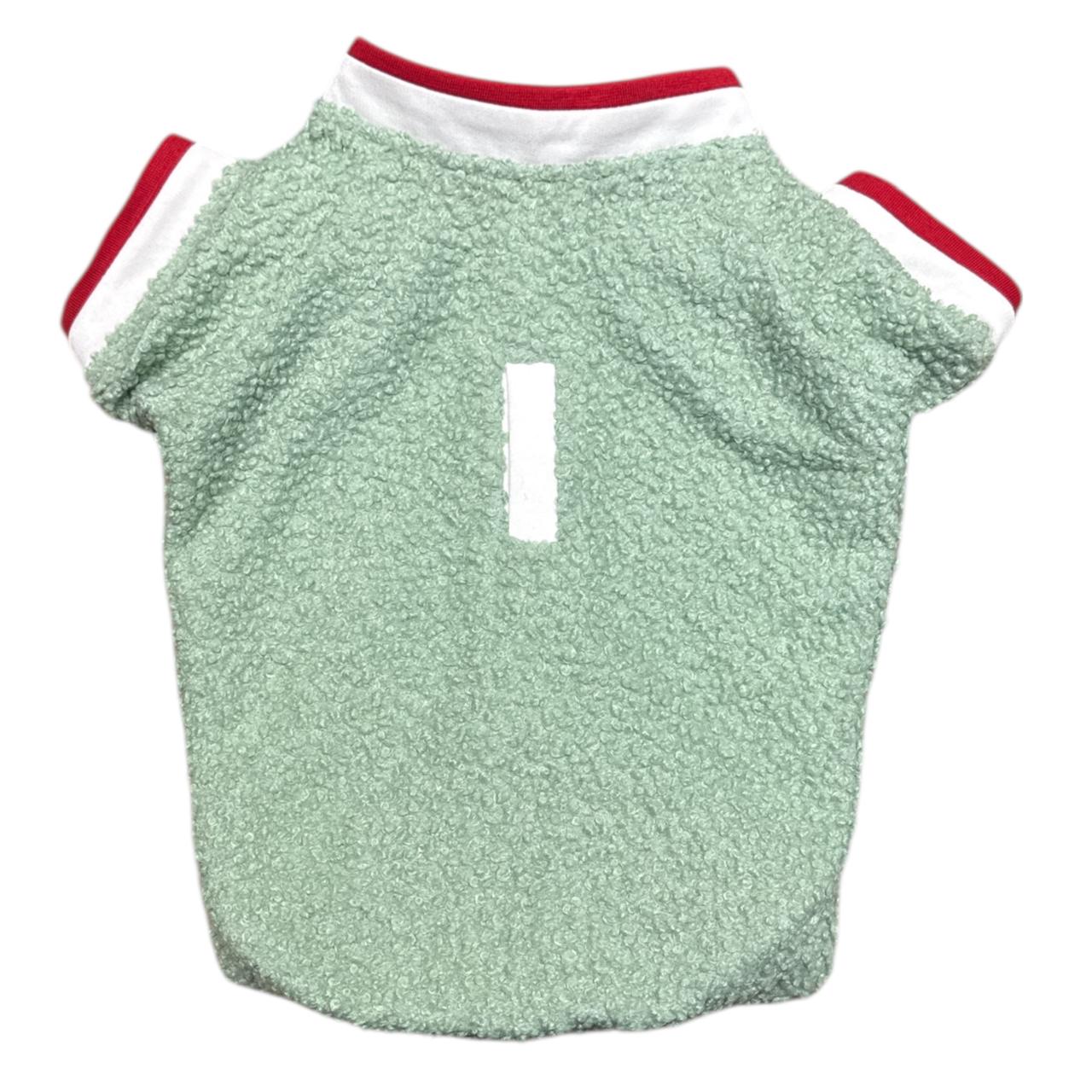 Sporty Happy Zipper- Olive Fleece