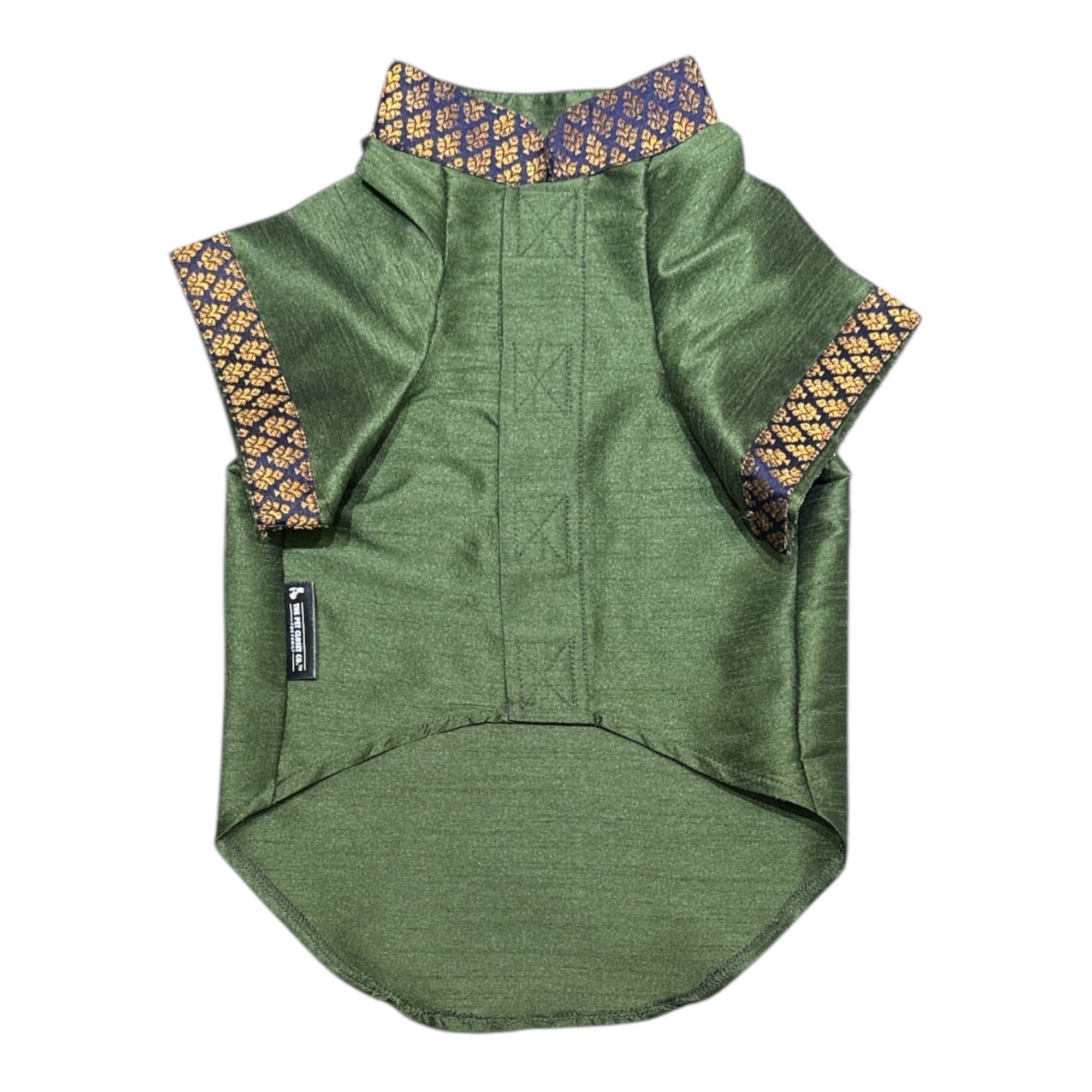 Deep Green Dupon Silk Kurta