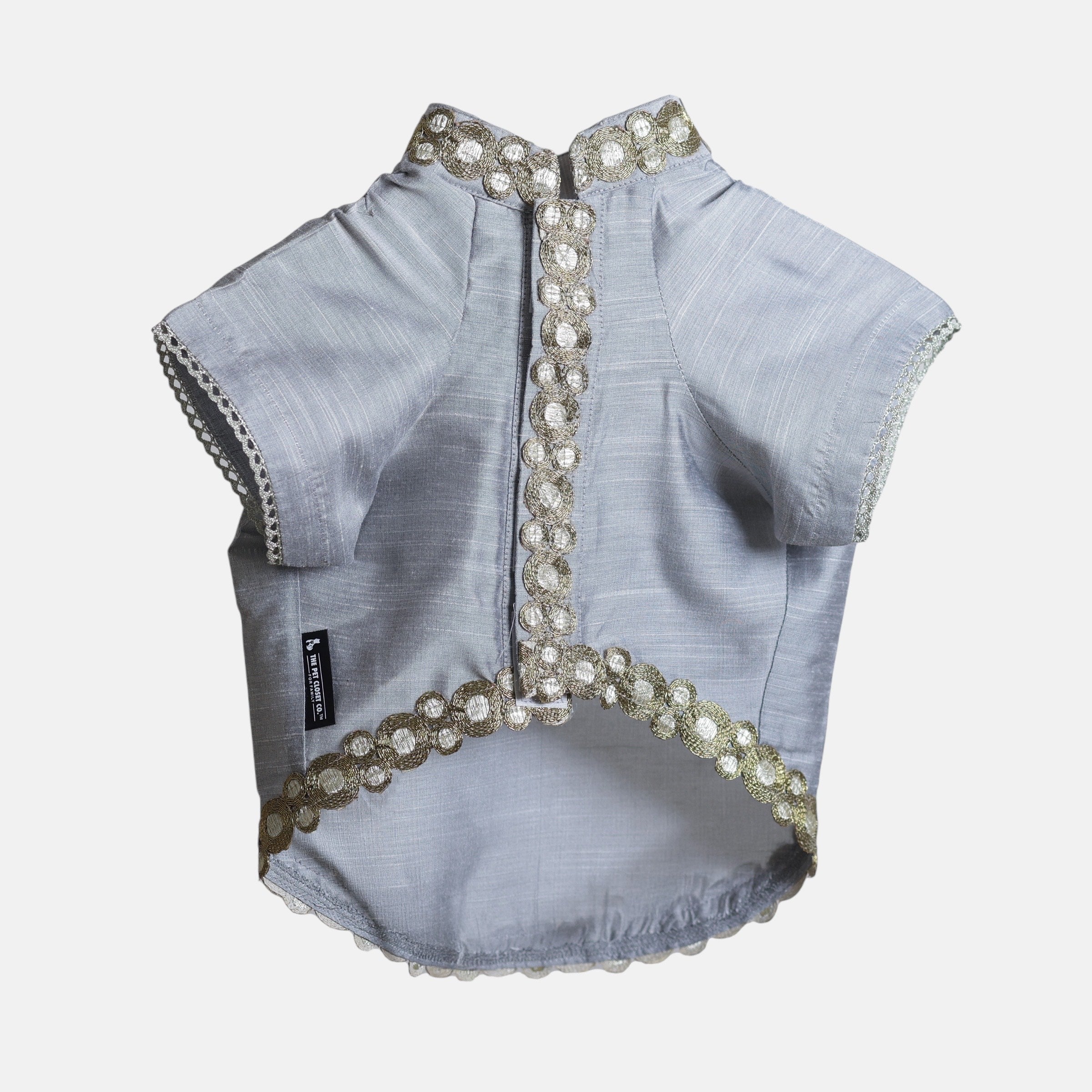 Cotton Silk Kurta- Wedding Grey