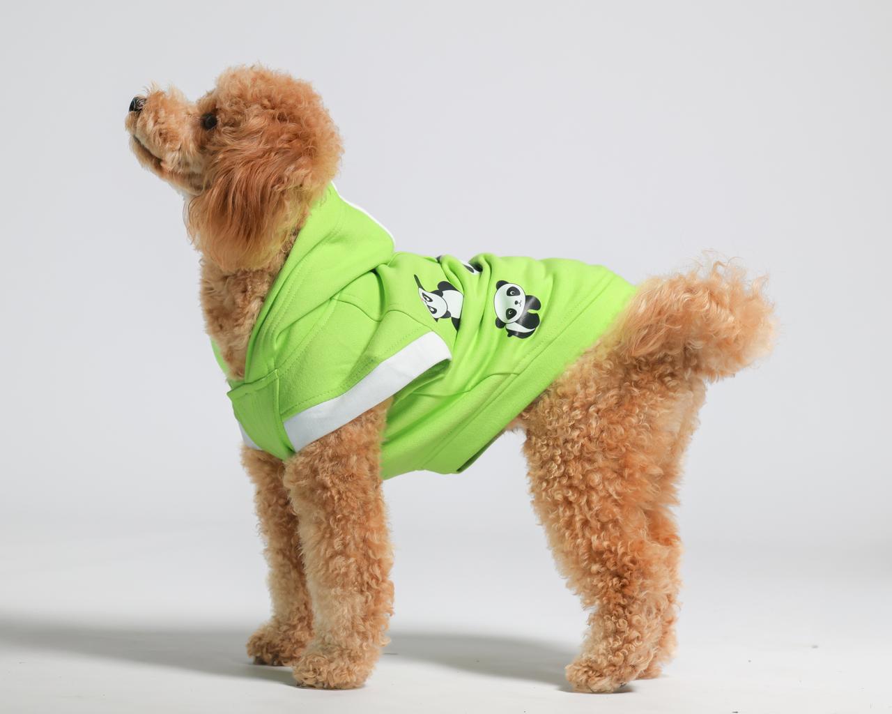 Naughty Panda- Lime Hoodie