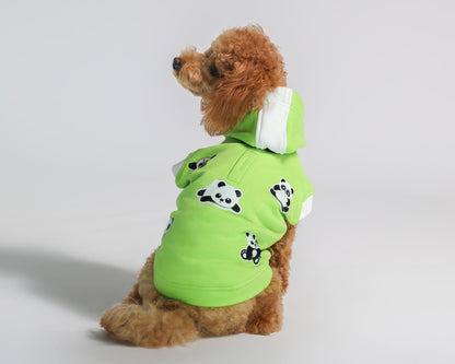 Naughty Panda- Lime Hoodie