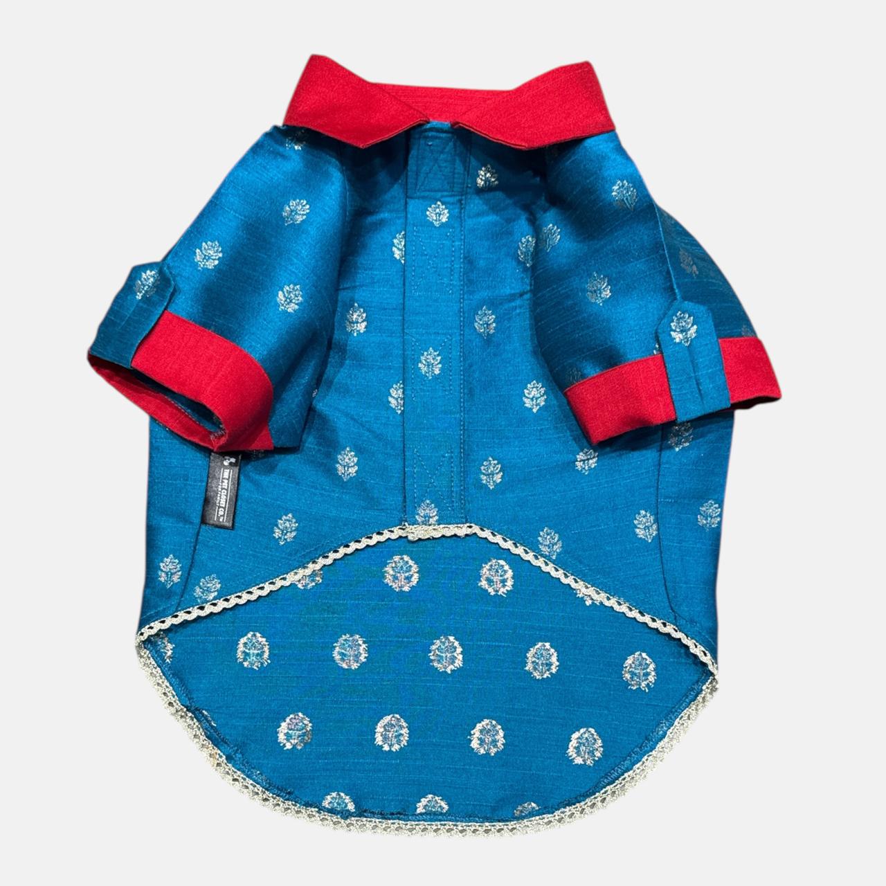 Brad's Paw Silk Shirt- Feroza Traq