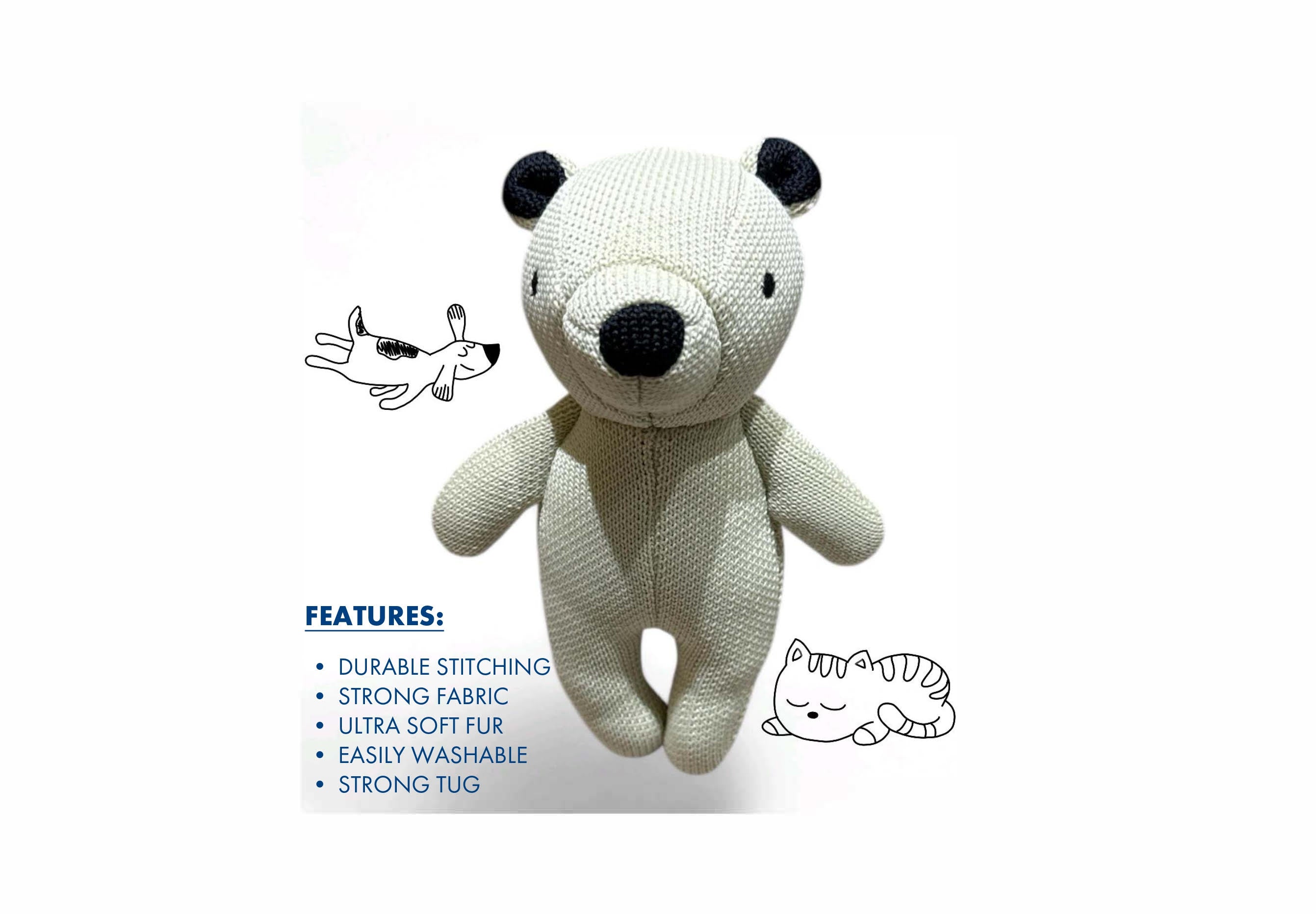 PawBear: Crochet Pet Toy